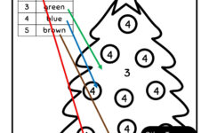 Christmas Tree Counting Worksheets
