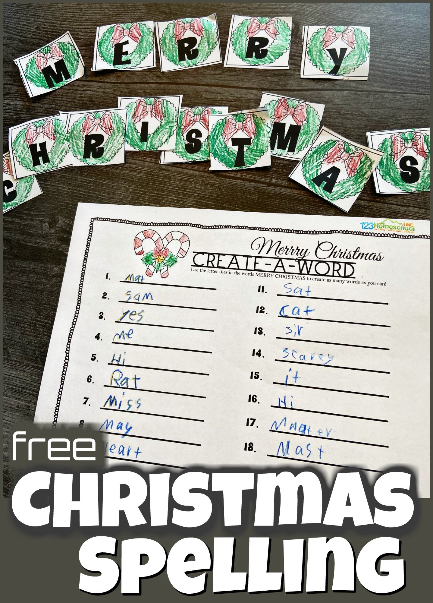 f09f8e84 free create a word christmas spelling activity free christmas spelling worksheets 🎄 Free Create A Word Christmas Spelling Activity | Free Christmas Spelling Worksheets