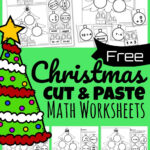 🎄 Free Cut And Paste Christmas Math Worksheets | Christmas Multiplication Worksheets 3rd Grade