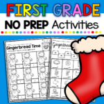 First Grade December Worksheets Freebies — Keeping My Kiddo Busy | Christmas First Grade Worksheets