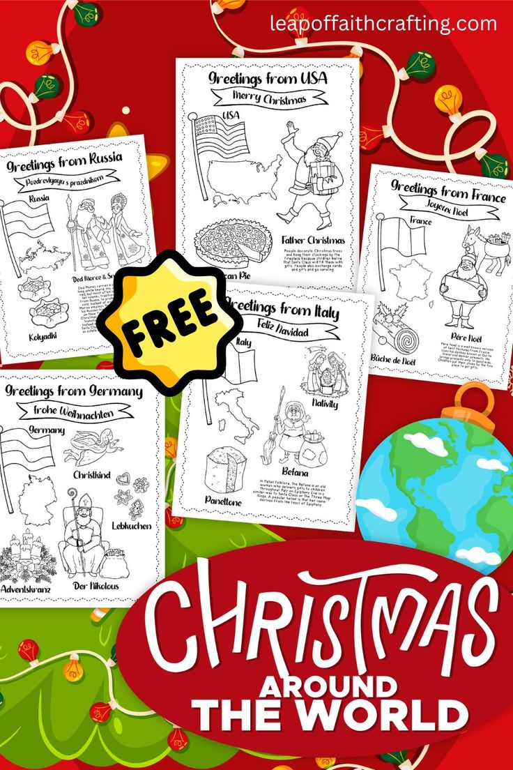 free christmas around the world worksheets 20 pages free christmas around the world worksheets Free Christmas Around The World Worksheets (20 Pages!) | Free Christmas Around the World Worksheets