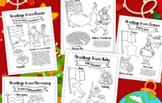 Free Christmas Around The World Worksheets (20 Pages!) – Leap Of | Worksheets Christmas Around The World