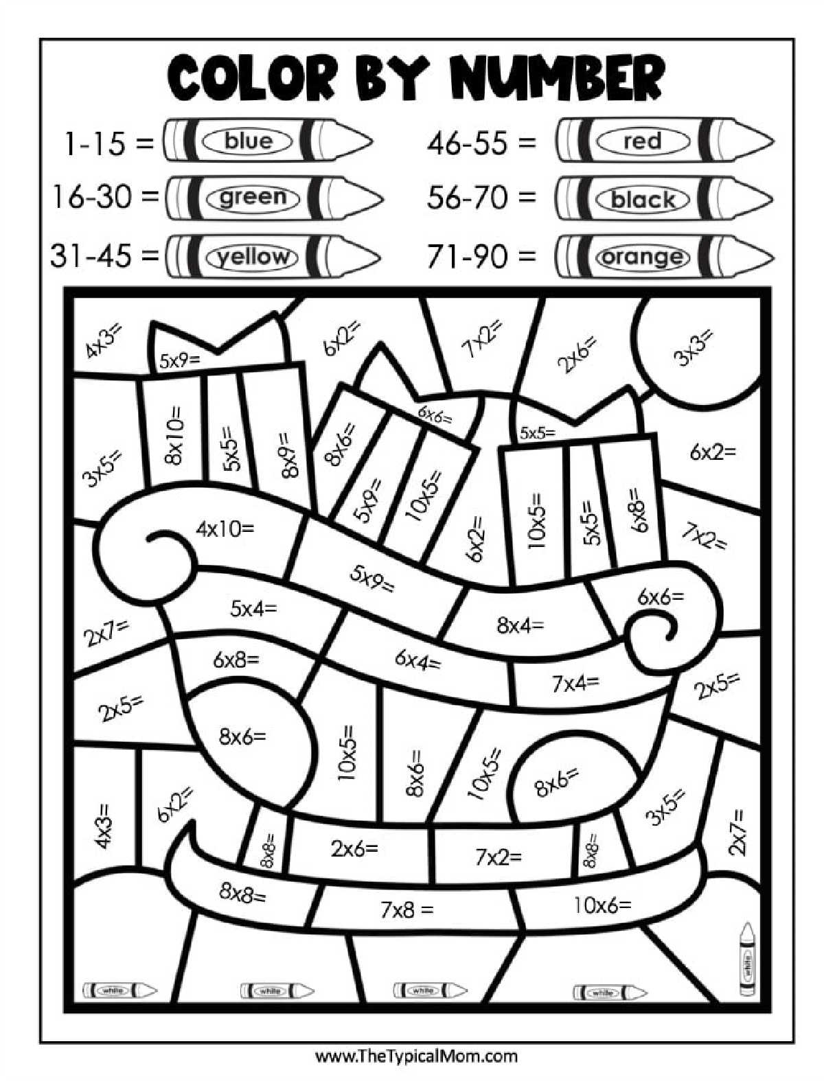free christmas colornumber pdf printables christmas color by number math worksheets free Free Christmas Colornumber (Pdf Printables) | Christmas Color by Number Math Worksheets Free