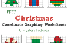 Free Christmas Coordinate Graphing Worksheets – The Activity Mom | Christmas Graphing Worksheets Free