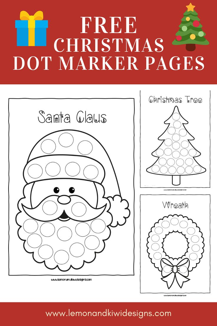 free christmas do a dot printables lemon and kiwi designs dot dot christmas worksheets Free Christmas Do-A-Dot Printables - Lemon And Kiwi Designs | Dot Dot Christmas Worksheets