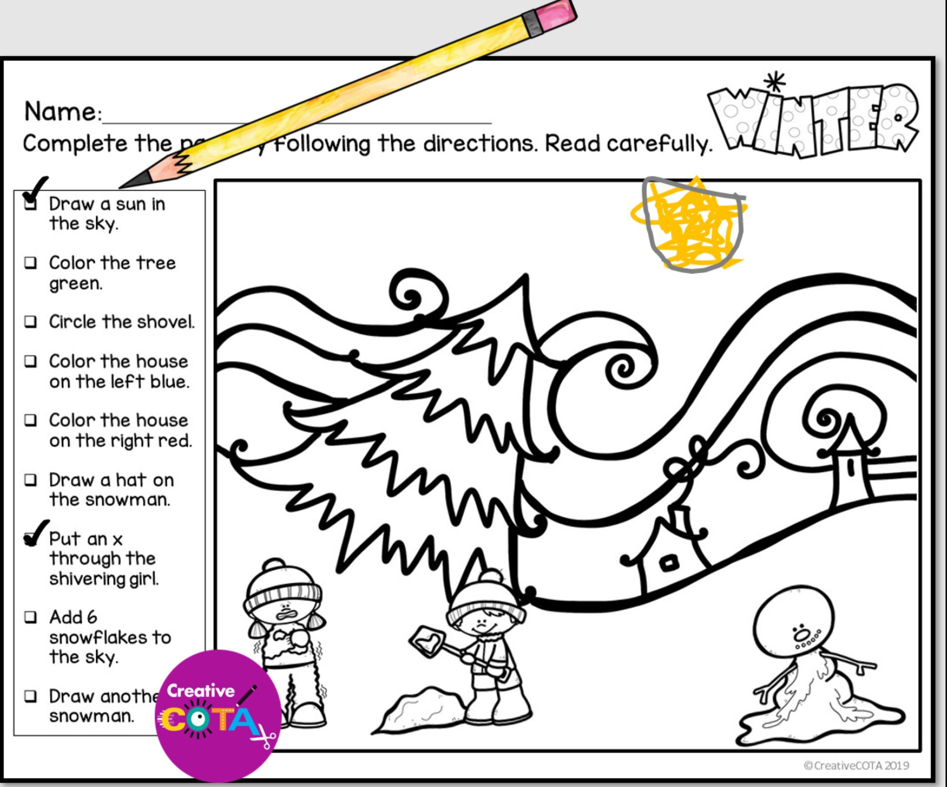 free christmas following directions worksheets for kindergarten christmas following directions worksheets Free Christmas Following Directions Worksheets For Kindergarten | Christmas Following Directions Worksheets