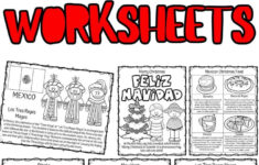 Christmas in Mexico Worksheets Christmas in Mexico Worksheets