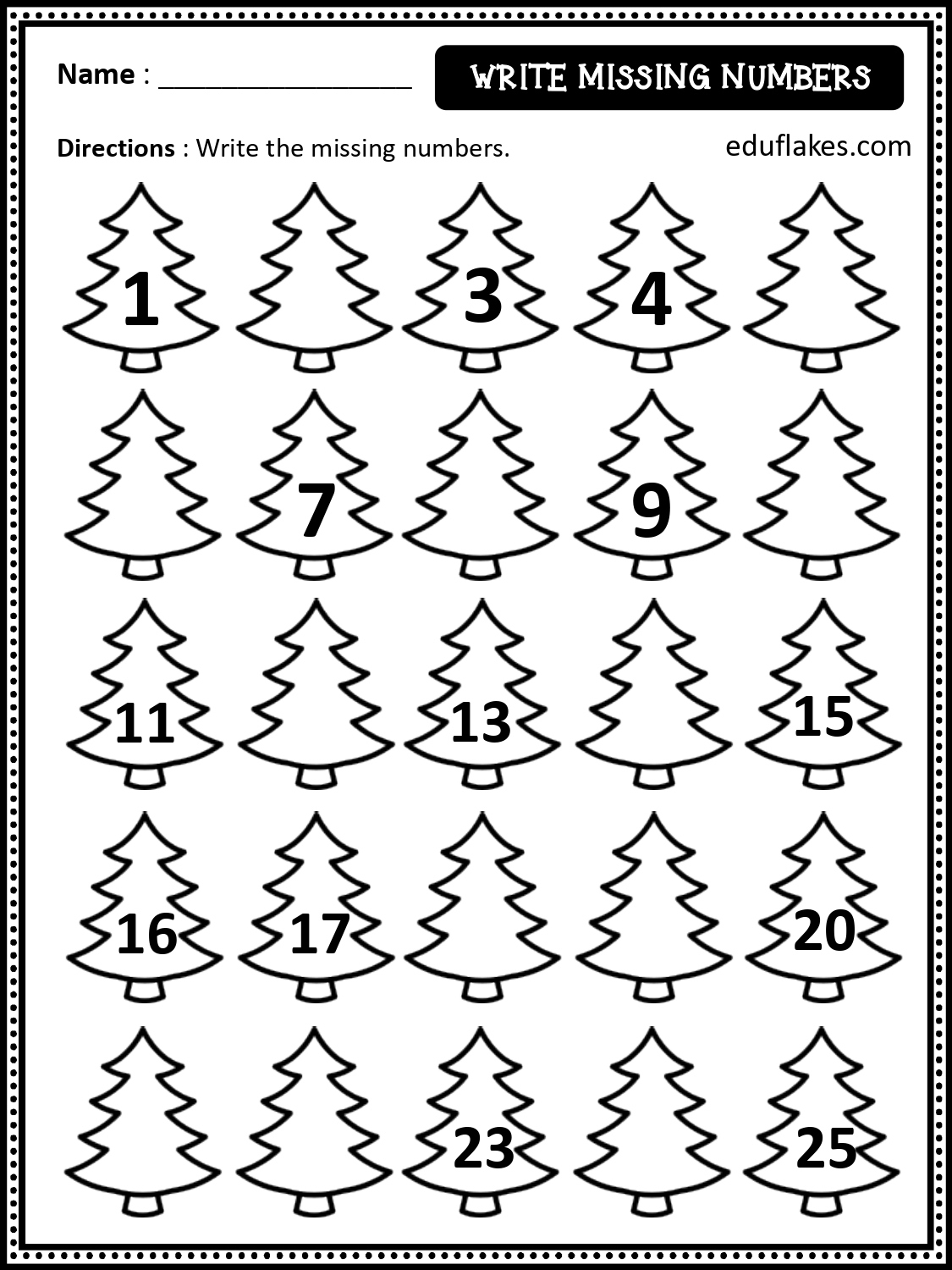 free christmas math worksheets for kindergarten eduflakes christmas missing number worksheets Free Christmas Math Worksheets For Kindergarten - Eduflakes | Christmas Missing Number Worksheets
