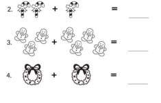 Preschool Math Christmas Worksheets