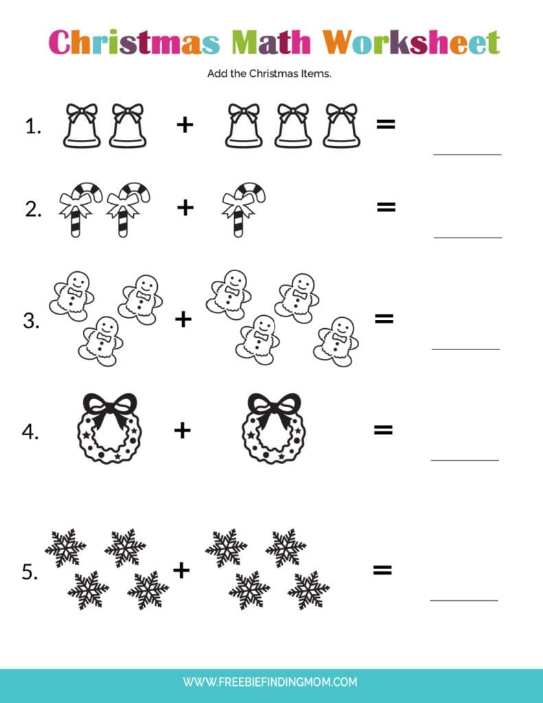 free christmas math worksheets for kindergarten pdf downloads preschool math christmas worksheets Free Christmas Math Worksheets For Kindergarten (Pdf Downloads) | Preschool Math Christmas Worksheets