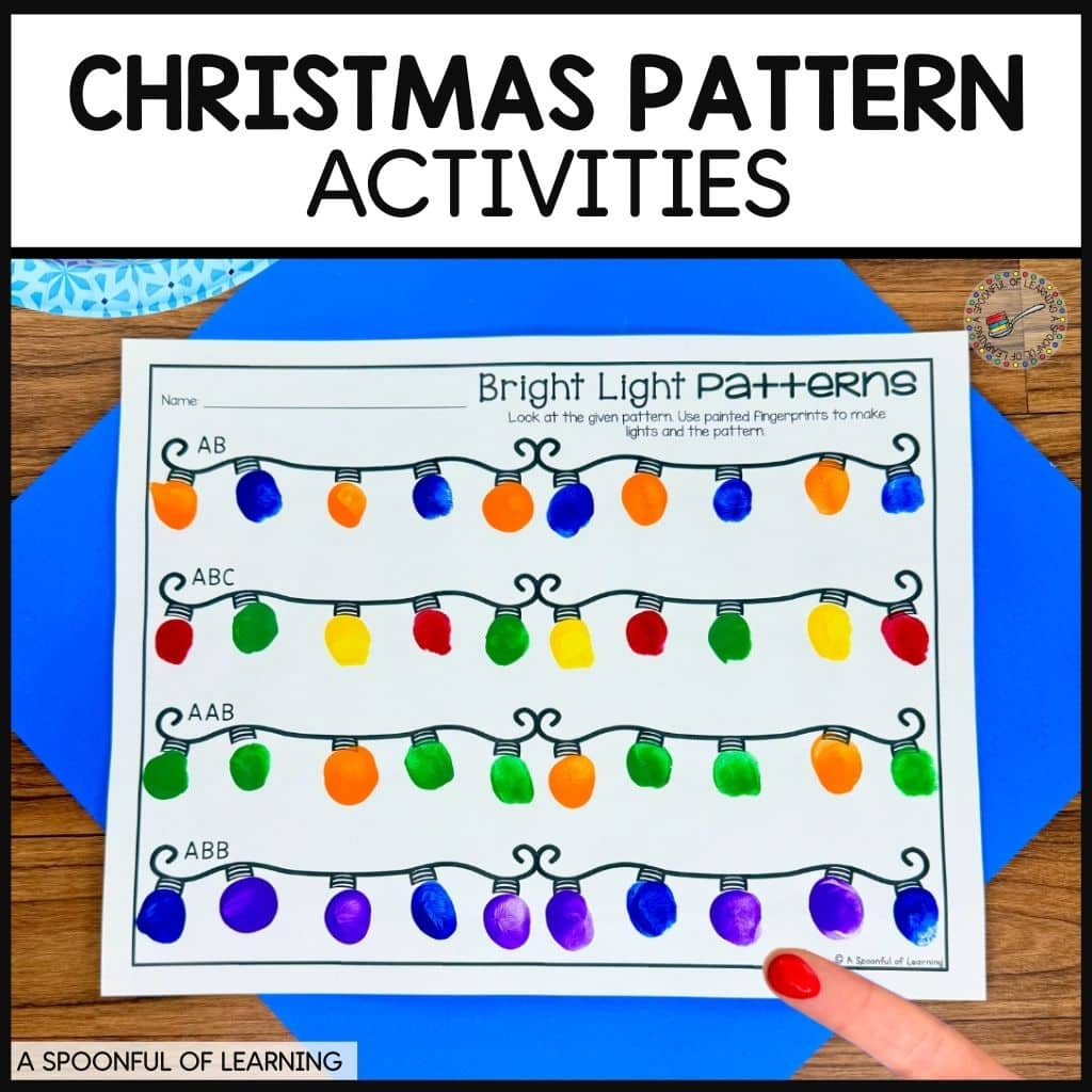 free christmas pattern activities for kindergarten a spoonful of christmas pattern worksheets for kindergarten Free Christmas Pattern Activities For Kindergarten - A Spoonful Of | Christmas Pattern Worksheets For Kindergarten