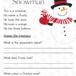 Free Christmas Reading Comprehension Worksheet, Download Free | Free Christmas Comprehension Worksheets Printable