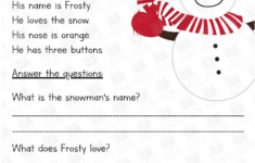 Free Christmas Reading Comprehension Worksheet, Download Free | Free Christmas Comprehension Worksheets Printable