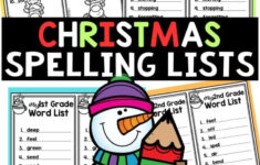 Free Christmas Spelling Worksheets Free Christmas Spelling Worksheets