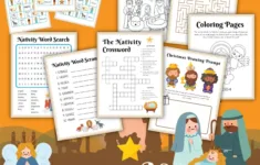 Free Christmas Story Printables Activity Sheets! – Leap Of Faith | The Christmas Story Worksheets