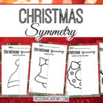 Free Christmas Symmetry Pages – Hess Unacademy | Free Christmas Symmetry Worksheets