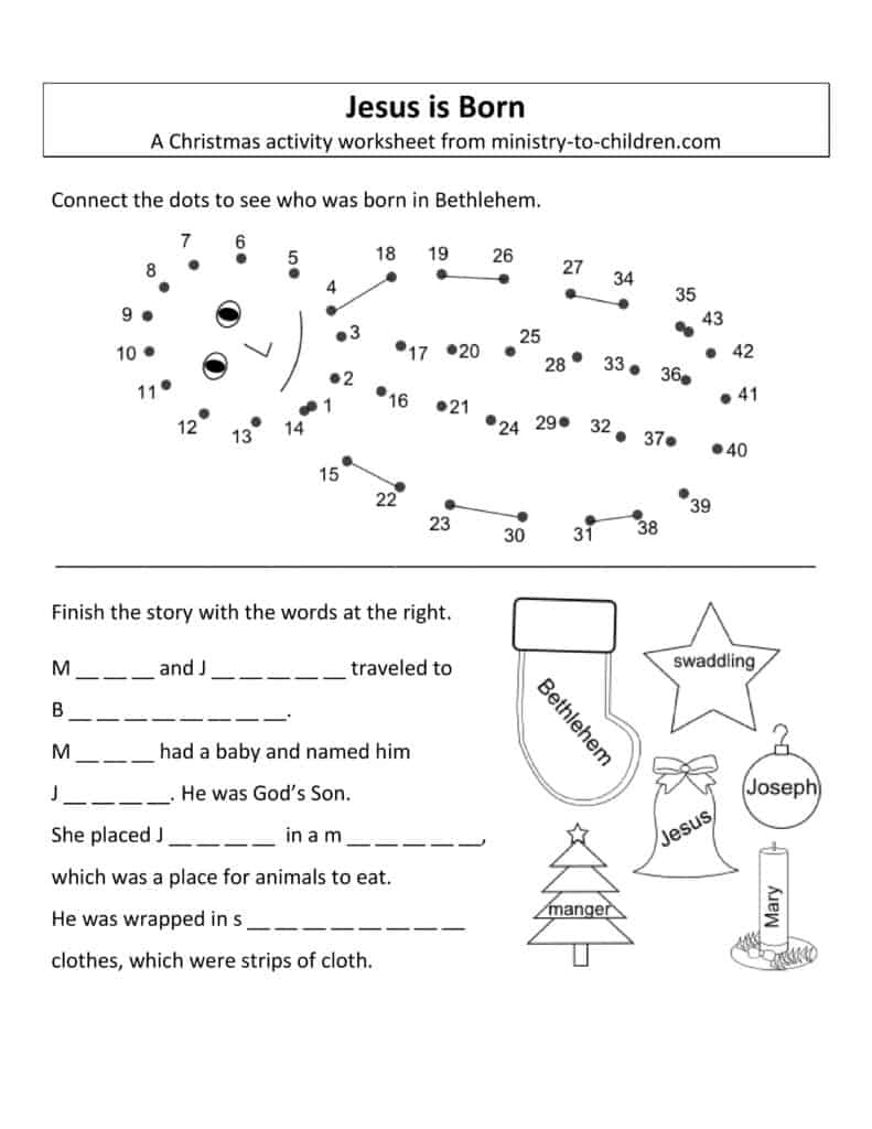 free christmas worksheets for kids free printable activity sheets free christian christmas worksheets 3 Free Christmas Worksheets For Kids (Free Printable Activity Sheets) | Free Christian Christmas Worksheets