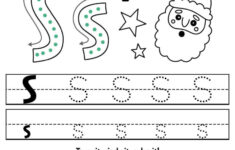 Free Christmas Worksheets For Preschool! ⋆ The Hollydog Blog | Kindergarten Christmas Letter Worksheets