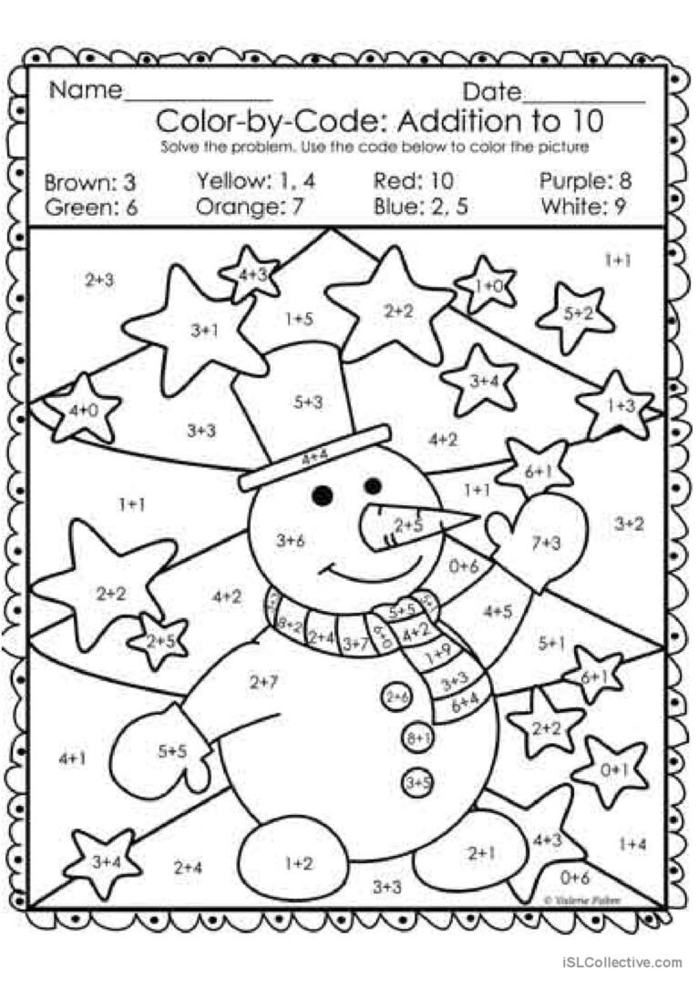 free colornumber christmas worksheet download free color color by code christmas worksheets Free Colornumber Christmas Worksheet, Download Free Color | Color By Code Christmas Worksheets