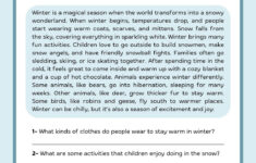 Free Printable 2Nd Grade Reading Worksheet Templates | Canva | Free Christmas Reading Comprehension Worksheets For 2nd Grade