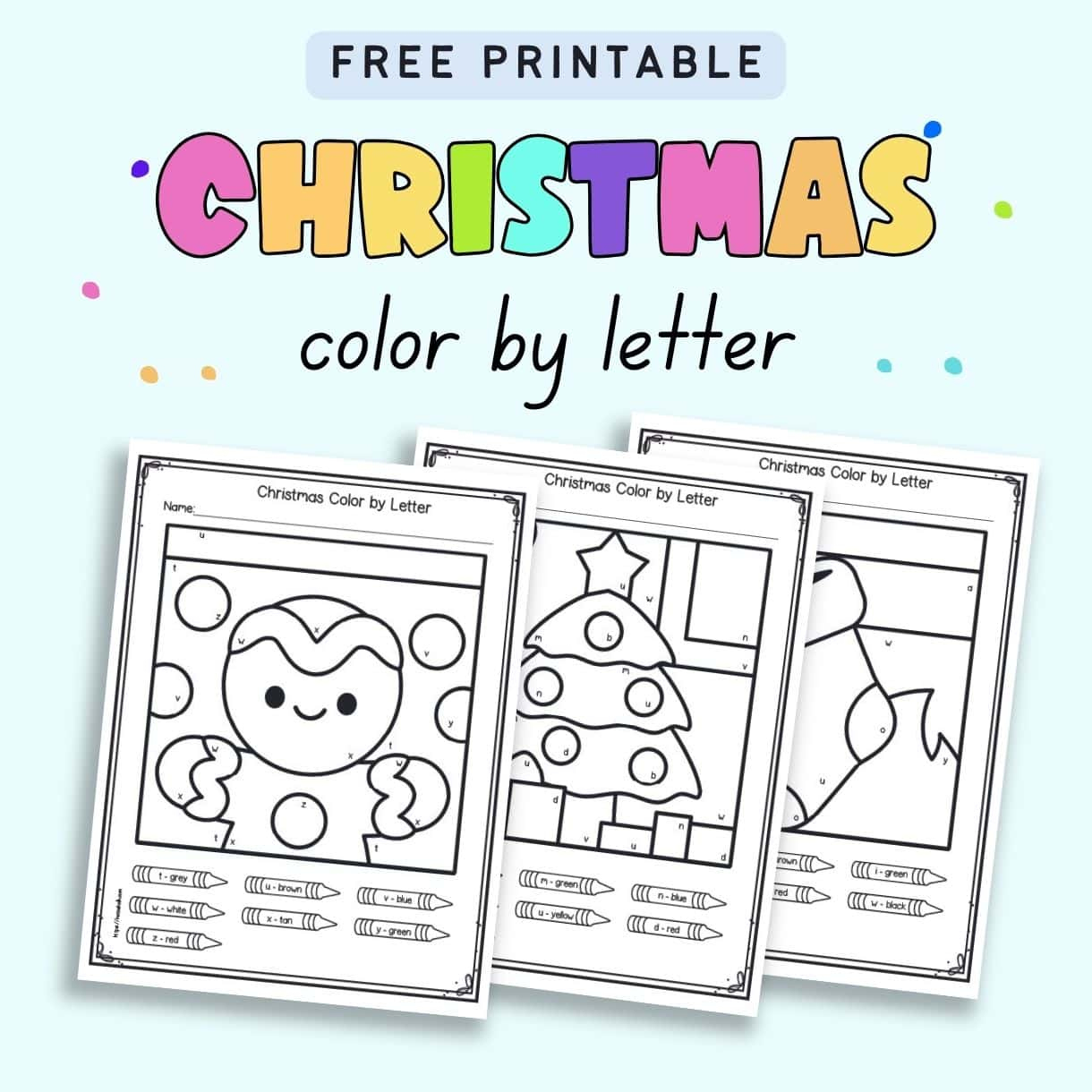 free printable colorletter christmas worksheets the artisan life color by letter christmas worksheets Free Printable Colorletter Christmas Worksheets - The Artisan Life | Color by Letter Christmas Worksheets