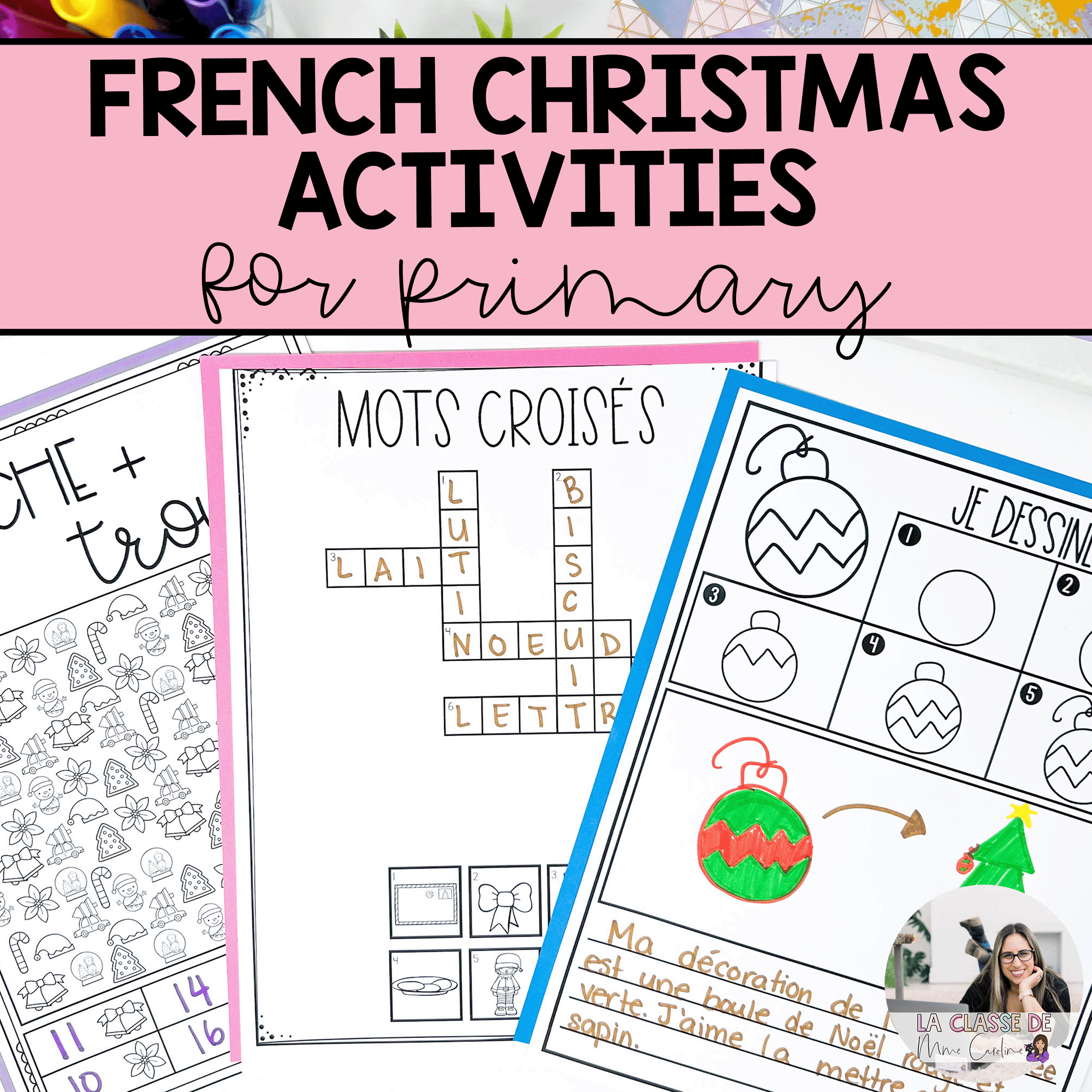 French Christmas Activities And Worksheets | Les Activités De Noël | Free French Christmas Worksheets