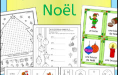 French Christmas – Noel – Fun Activities, Worksheets, Word Wall | Christmas French Vocabulary Worksheets