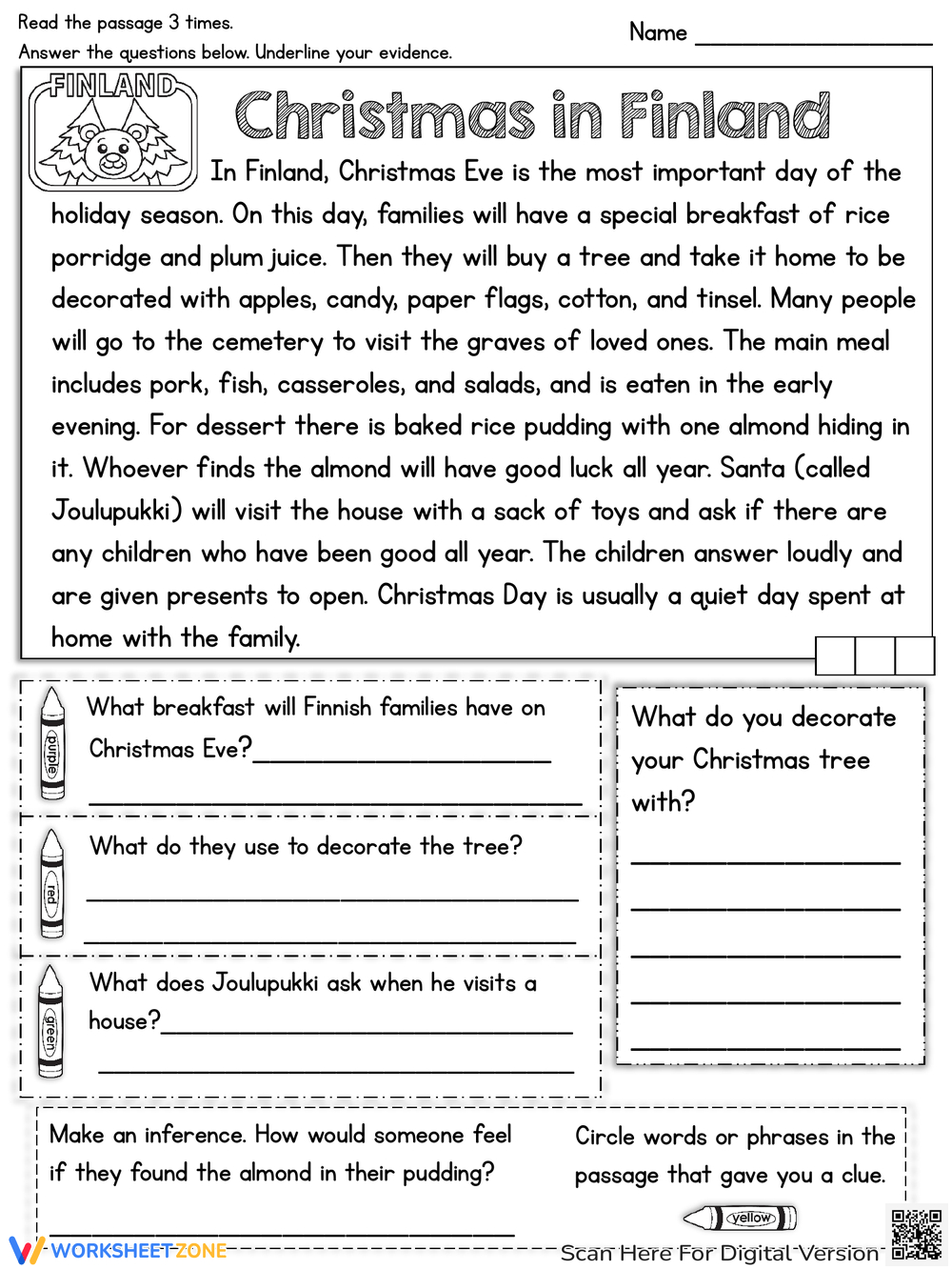 grade 3 christmas comprehension worksheets fill in the blanks free christmas reading comprehension worksheets for 3rd grade Grade 3 Christmas Comprehension Worksheets Fill In The Blanks | Free Christmas Reading Comprehension Worksheets For 3rd Grade