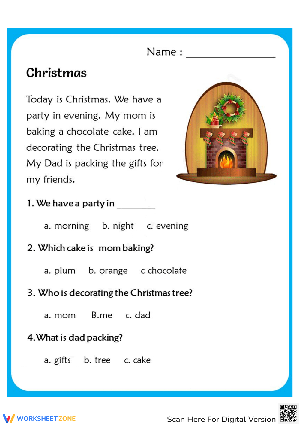 Grade 3 Christmas Comprehension Worksheets Worksheets | 3Rd Grade Christmas Reading Comprehension Worksheets