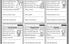 Christmas Reading Comprehension Worksheets Kindergarten