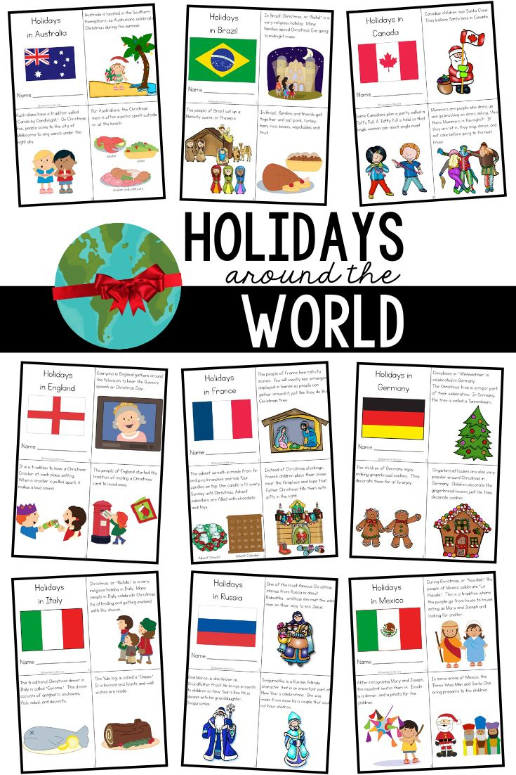 holidays around the world christmas celebrations around the world worksheets Holidays Around The World | Christmas Celebrations Around The World Worksheets