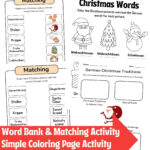 Holidays In Germany – Christmas – Reading Comprehension | German Christmas Vocabulary Worksheets