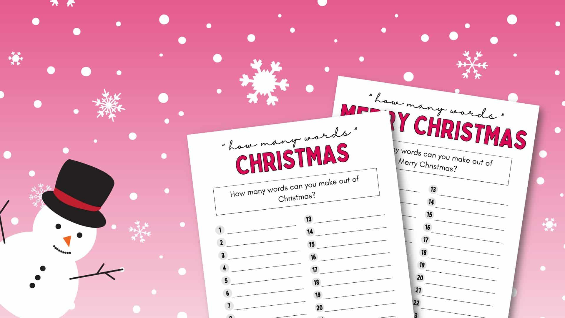 how many words can you make from christmas worksheet how many words can you make out of christmas worksheets 1 How Many Words Can You Make From Christmas - Worksheet | How Many Words Can You Make Out of Christmas Worksheets