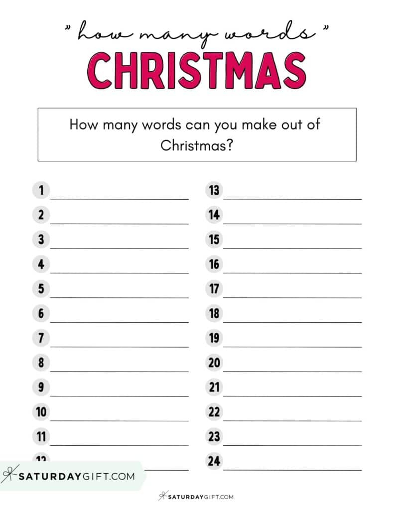 how many words can you make from christmas worksheet how many words can you make out of christmas worksheets How Many Words Can You Make From Christmas - Worksheet | How Many Words Can You Make Out Of Christmas Worksheets