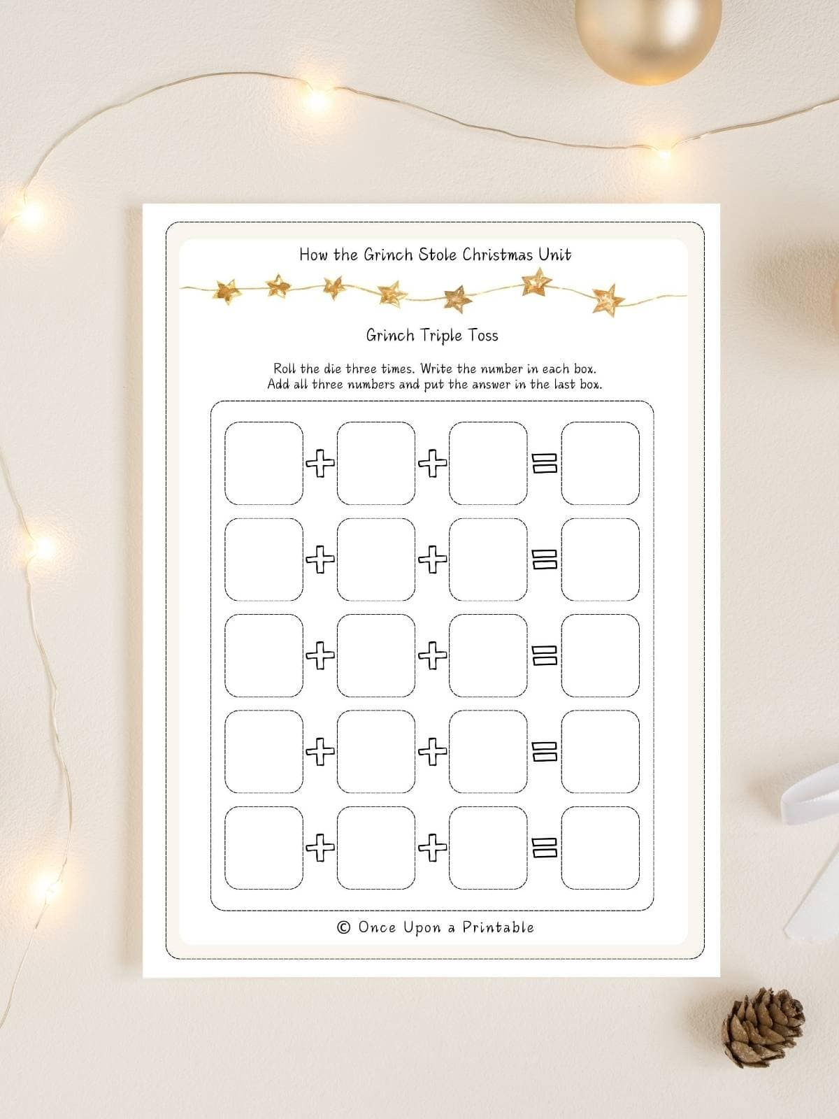 How The Grinch Stole Christmas Worksheets (Free Printables) - Once | How the Grinch Stole Christmas Worksheets Kindergarten