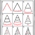 How To Draw A Christmas Tree – Fun With Mama | Christmas Tree Guidance Worksheets