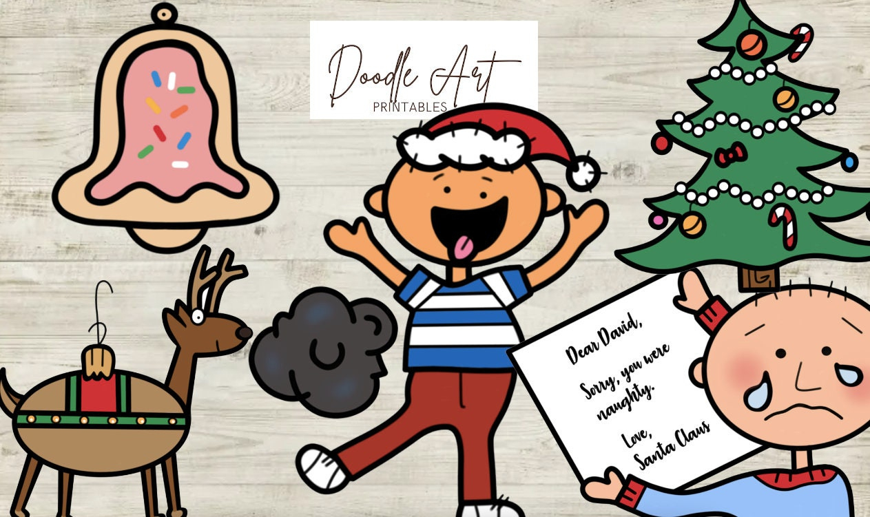It Is Christmas David Clip Art Pack - Etsy | It&amp;amp;#039;s Christmas David Worksheets