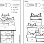 Km Classroom: Free Christmas Colornumber Addition Within 10 | Free Color by Number Addition Christmas Worksheets