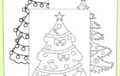 Kostenlose Ausmalbilder Von Weihnachtsbäumen Für Kinder | Christmas Tree Coloring Worksheets