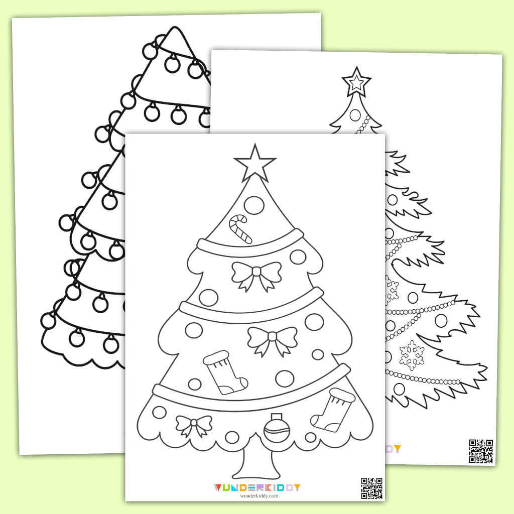 kostenlose ausmalbilder von weihnachtsbaumen fur kinder christmas tree coloring worksheets Kostenlose Ausmalbilder Von Weihnachtsbäumen Für Kinder | Christmas Tree Coloring Worksheets