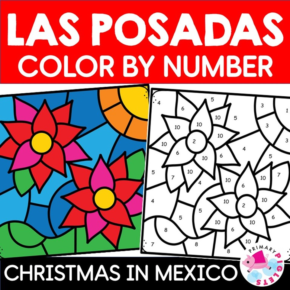 las posadas colornumber code christmas in mexico made las posadas christmas in mexico worksheets answers Las Posadas Colornumber Code Christmas In Mexico | Made | Las Posadas Christmas in Mexico Worksheets Answers