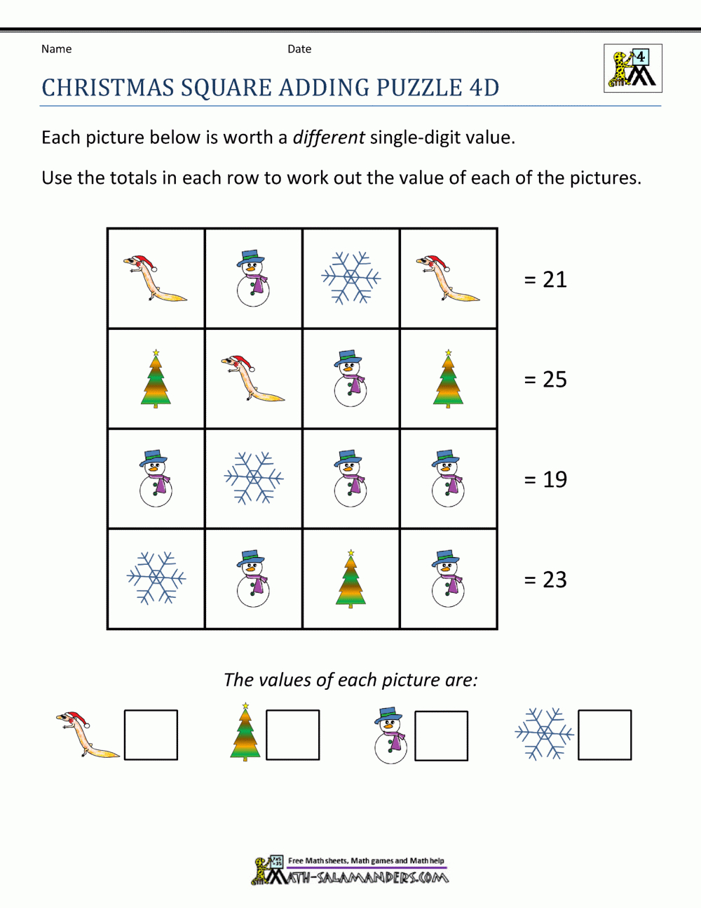 math christmas activities 4th grade fun christmas worksheets for 4th grade 1 Math Christmas Activities 4Th Grade | Fun Christmas Worksheets For 4th Grade