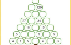 Christmas Tree Addition Worksheets