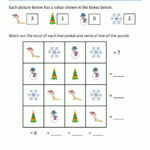 Math Christmas Worksheets First Grade | Math Christmas Worksheets