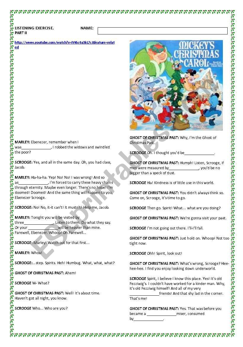 mickeys christmas carol part 2 3 esl worksheetbreeccc mickey039s christmas carol worksheets Mickey´s Christmas Carol. Part 2/3 - Esl Worksheetbreeccc | Mickey's Christmas Carol Worksheets