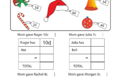 Christmas Money Math Worksheets Christmas Money Math Worksheets