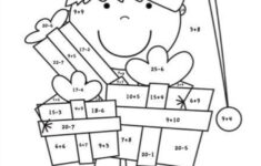 Multiplication Coloring Worksheets Christmas Multiplication Coloring Worksheets Christmas