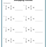 Multiplying Fractions Worksheets | Multiplying Fractions Christmas Worksheets