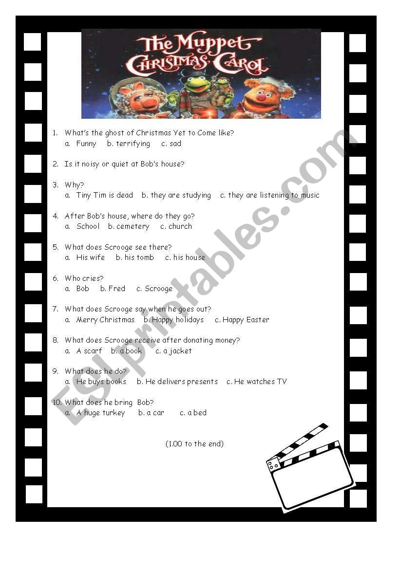 muppets the christmas carol esl worksheetingrid10 muppets christmas carol worksheets Muppets The Christmas Carol - Esl Worksheetingrid10 | Muppets Christmas Carol Worksheets