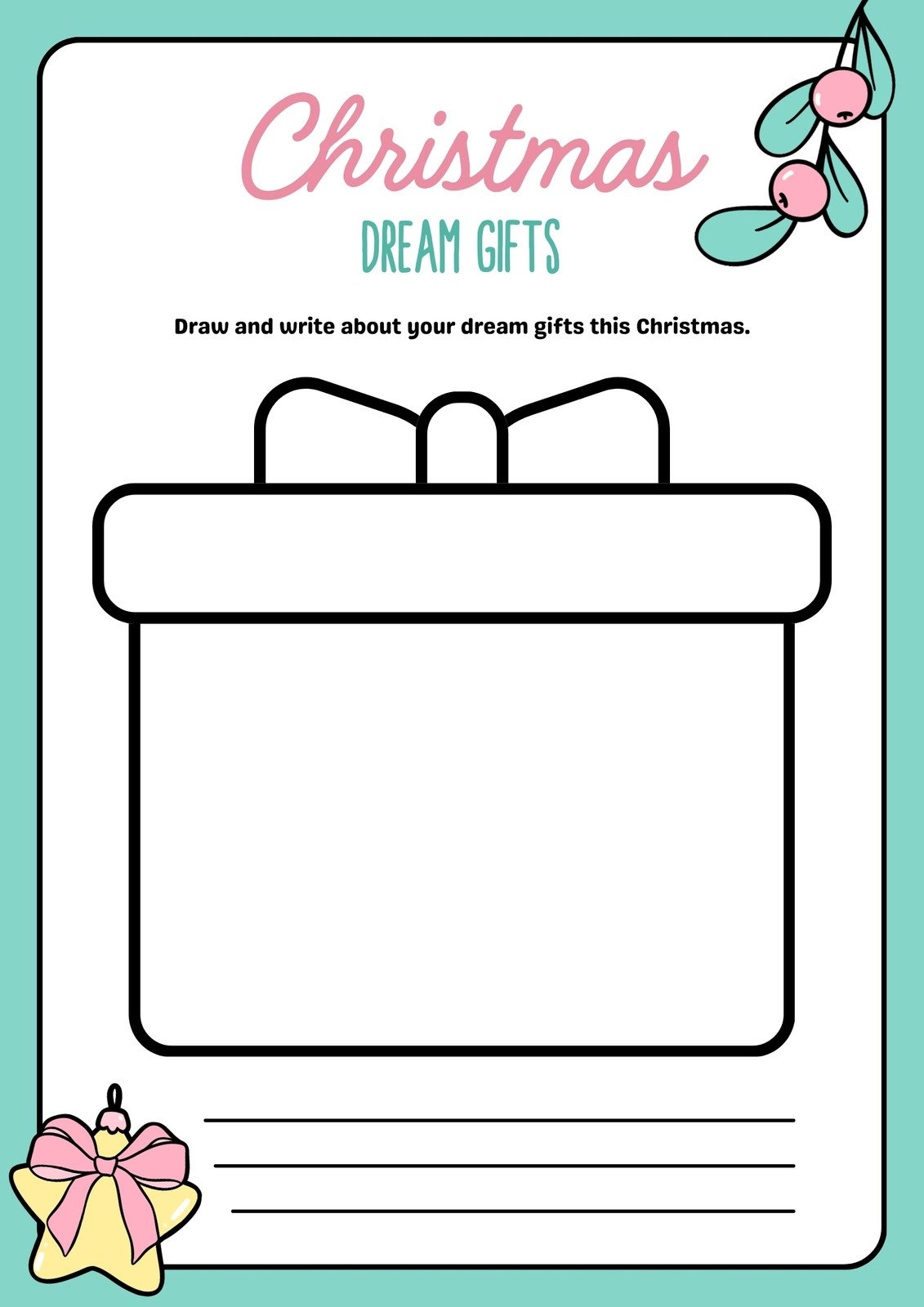 page 5 free editable christmas worksheet templates canva my favourite christmas present worksheets Page 5 - Free, Editable Christmas Worksheet Templates | Canva | My Favourite Christmas Present Worksheets